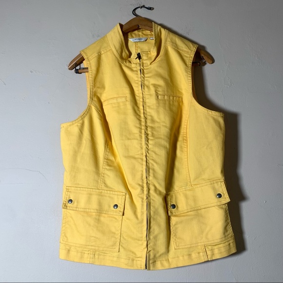Liz Claiborne butter yellow utility jacket - Picture 4 of 7